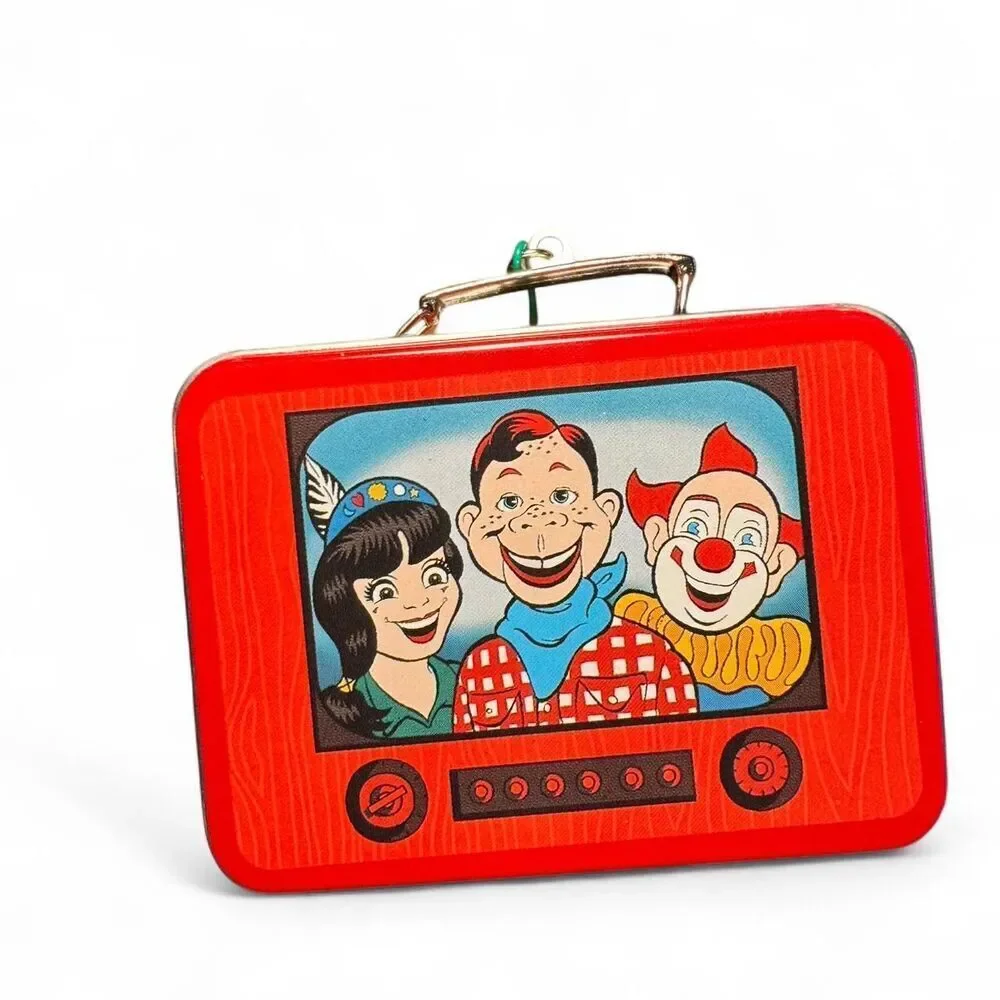Hallmark Keepsake 1999 Howdy Doody Lunch Box Set Ornament TV Show Retro Tin Box